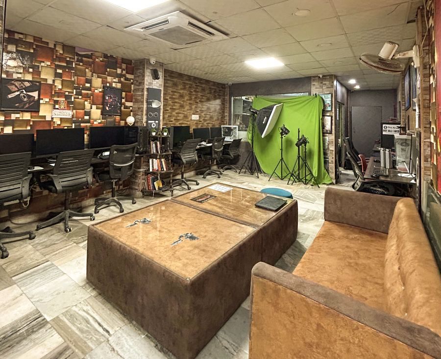 Inside the PickYouPic studio and edit suite